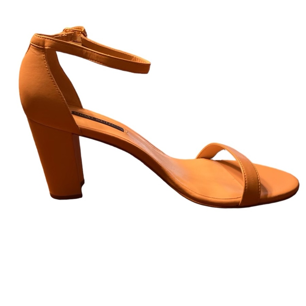 Stuart Weitzman sz 11.5M nearly nude adobe dress shoe, Nappa leather